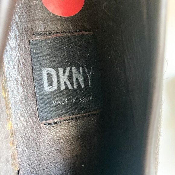 Vintage  Early 2000s DKNY Canvas Upper Classic Loafers 7M - Picture 8 of 9